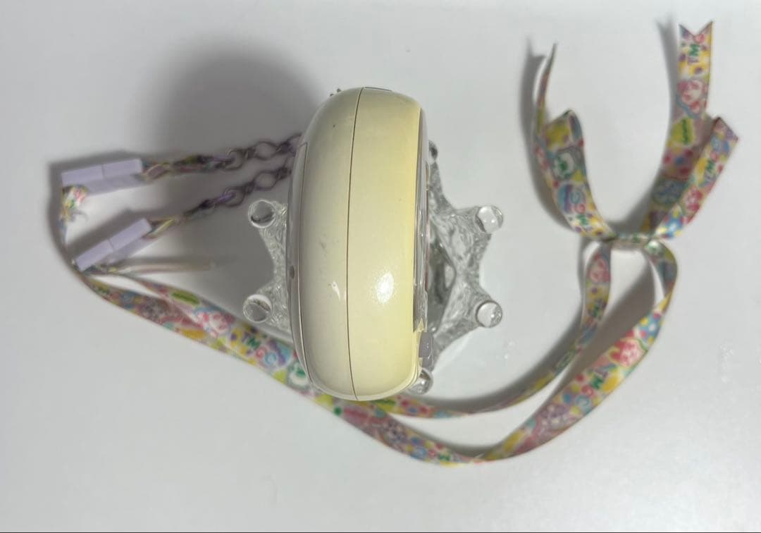 たまごっちみくす　アニバーサリー　ロイヤルホワイト　箱つき　ストラップつき