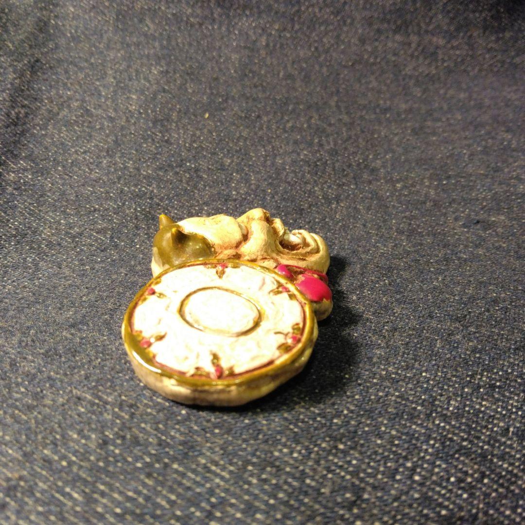 好川　恒方　水月焼　帯留め　鬼　骨董　着物　般若　魔除け