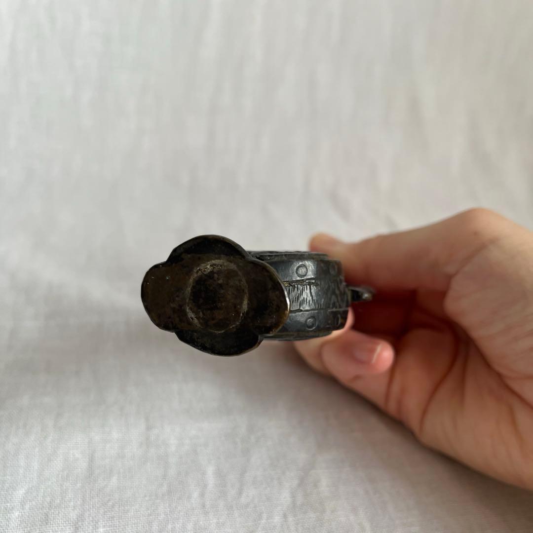 【最終価格】レア　骨董　銅製　中国　花器　オブジェ