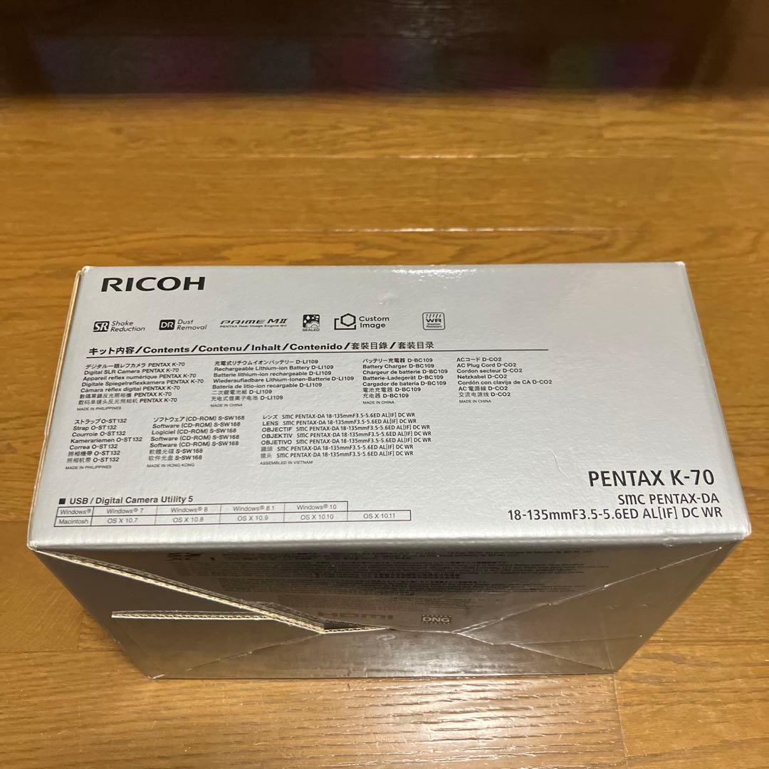 （ジャンク品）PENTAX K-70 デジタル一眼レフカメラ　望遠レンズ　セット