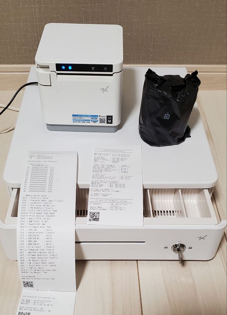 ドマ様　スター精密プリンタ&ドロアMCP31LB　エアレジBluetooth