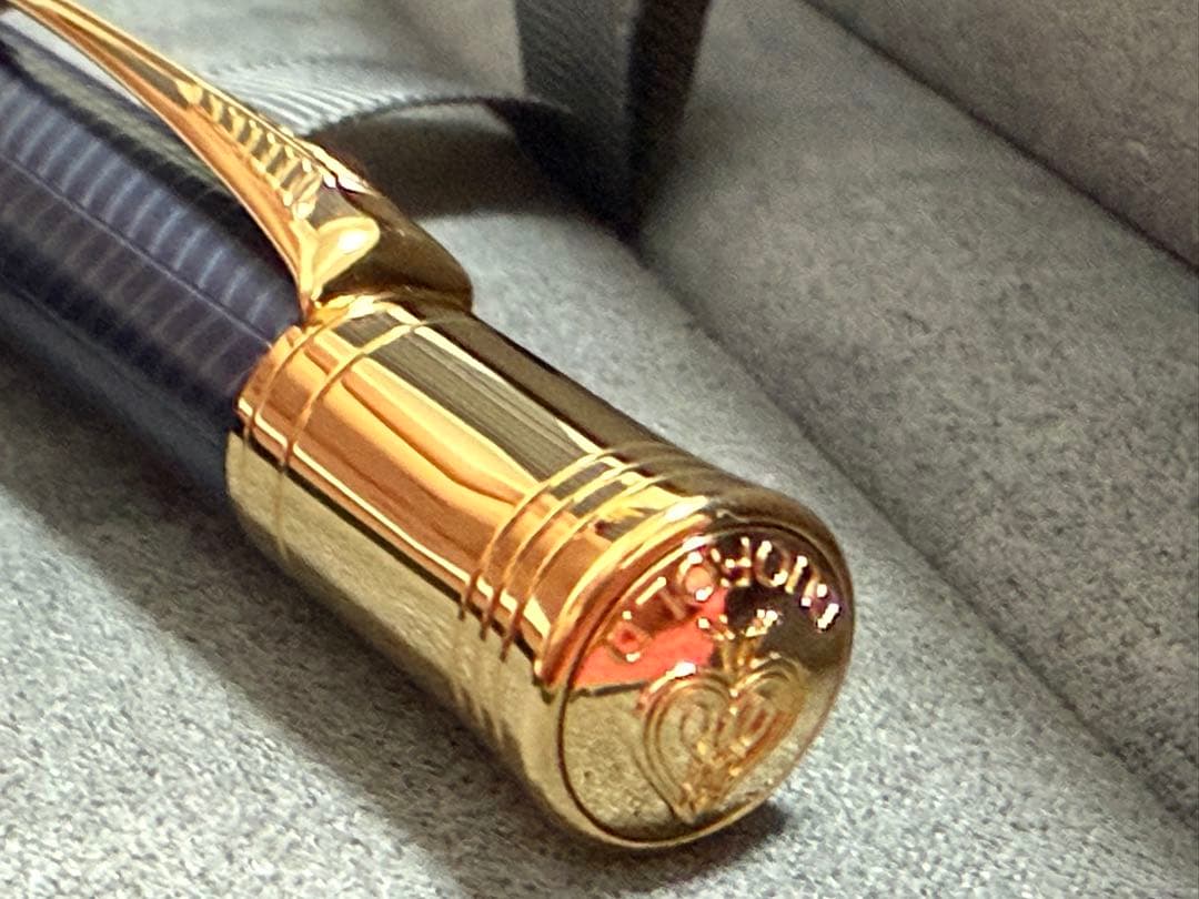 PARKER ボールペン デュオフォールド プレステージ ブルーシェブロンGT
