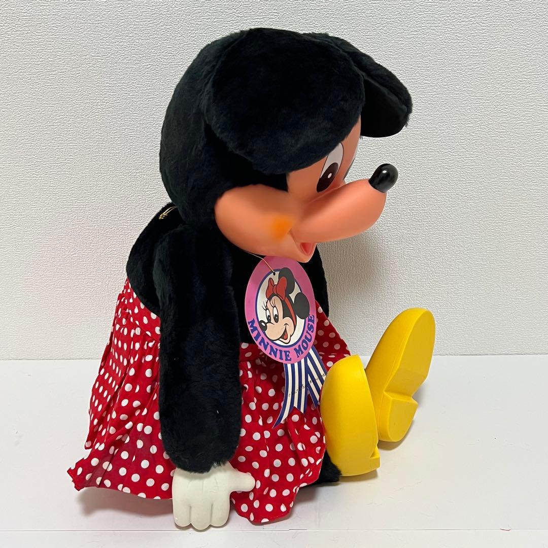 ミッキーマウス　ミニーマウス　ヤングエポック　ぬいぐるみ人形　レトロ　レア希少