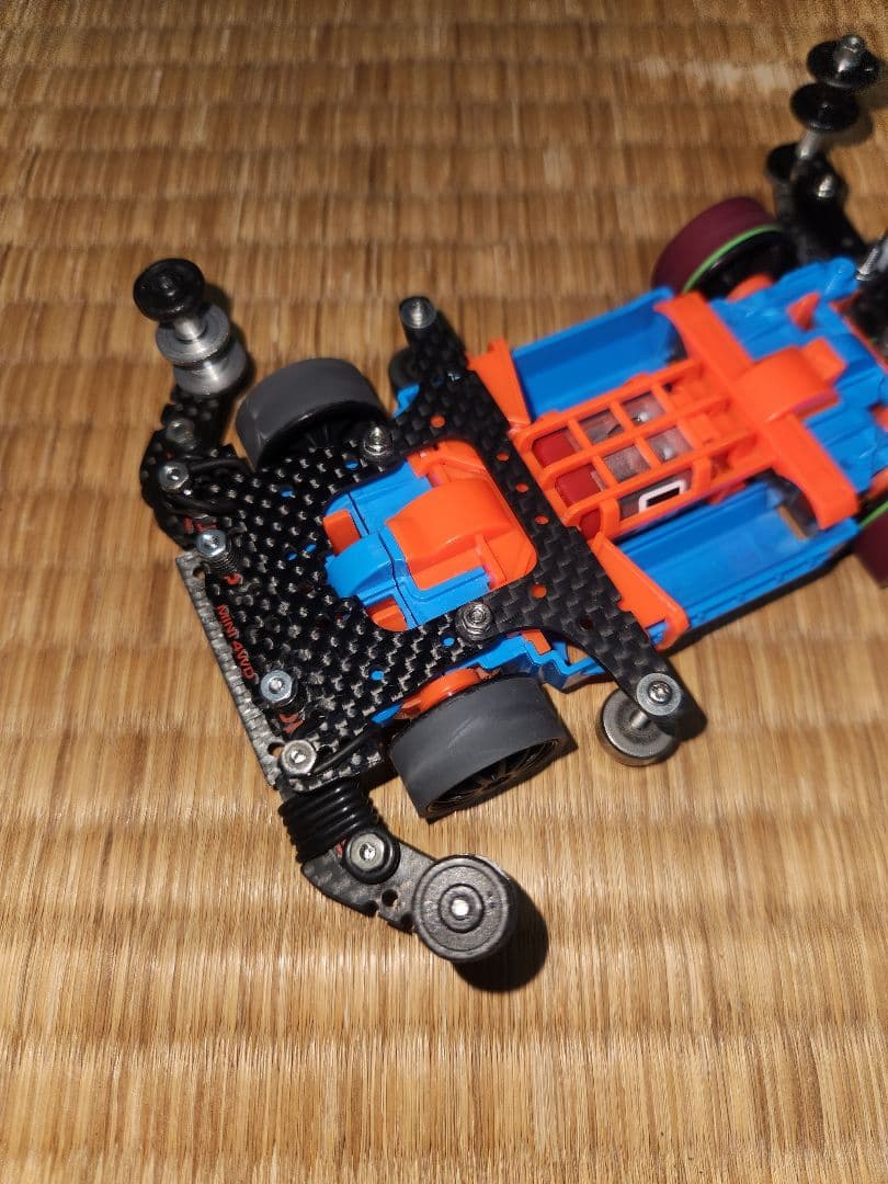 ミニ四駆　MSフレキ　ブルー　オレンジ