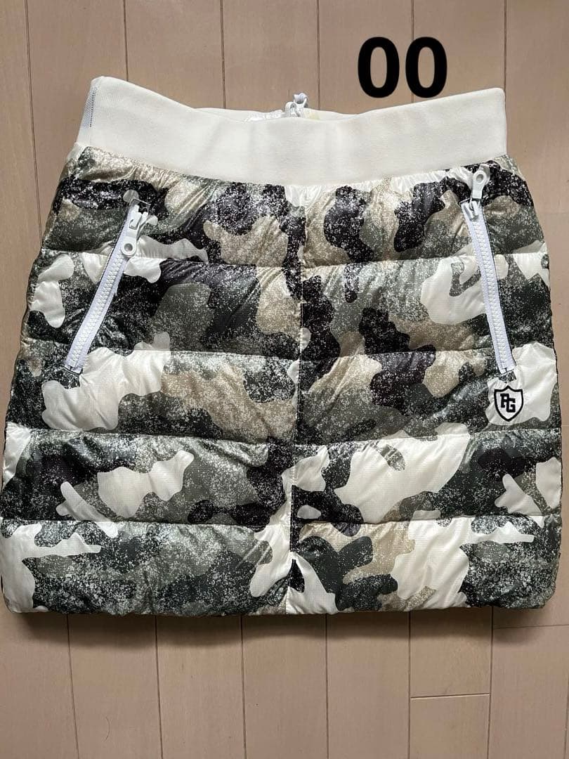 PEARLY GATES 迷彩ダウンスカート　00 リバーシブル