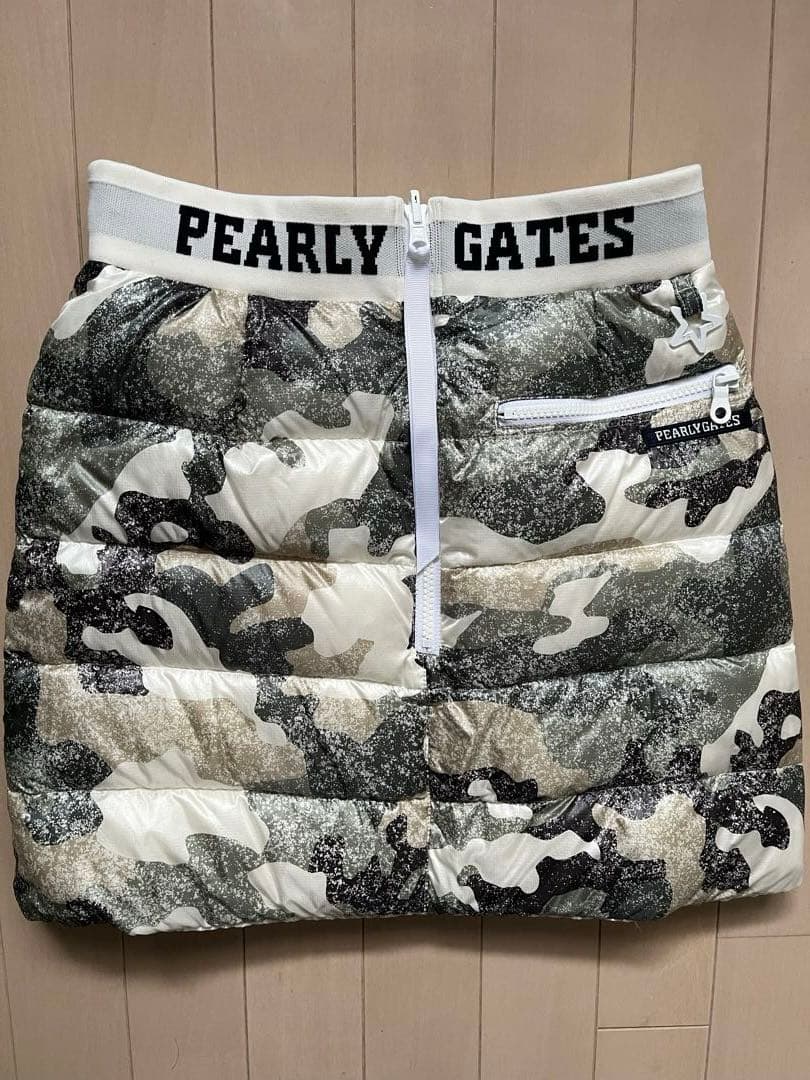 PEARLY GATES 迷彩ダウンスカート　00 リバーシブル