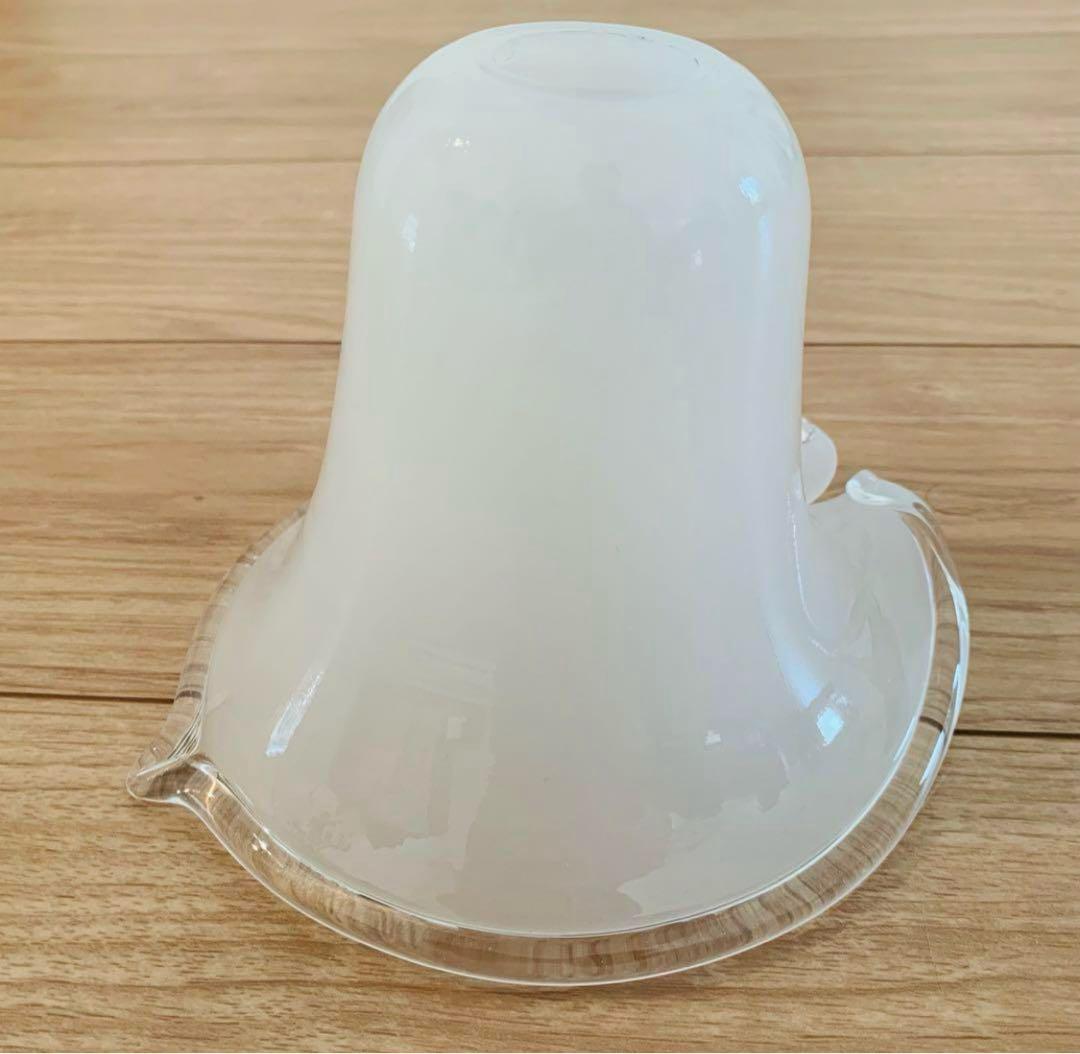 昭和レトロ 小ぶり 乳白ガラス 電傘 ペンダントライト ミルクガラス 照明 店舗