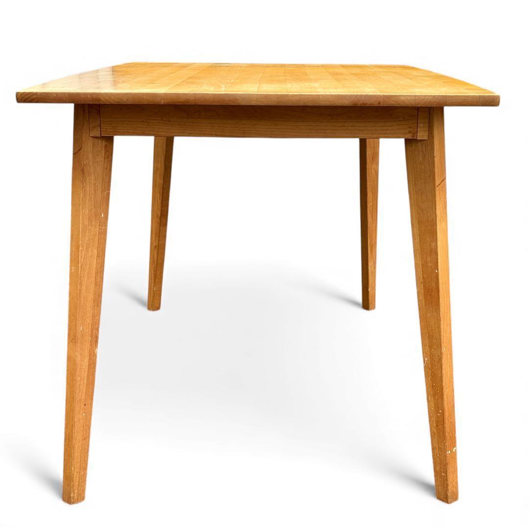 モモナチュラル VIBO アルダー材 天然木 北欧風 ダイニングテーブル