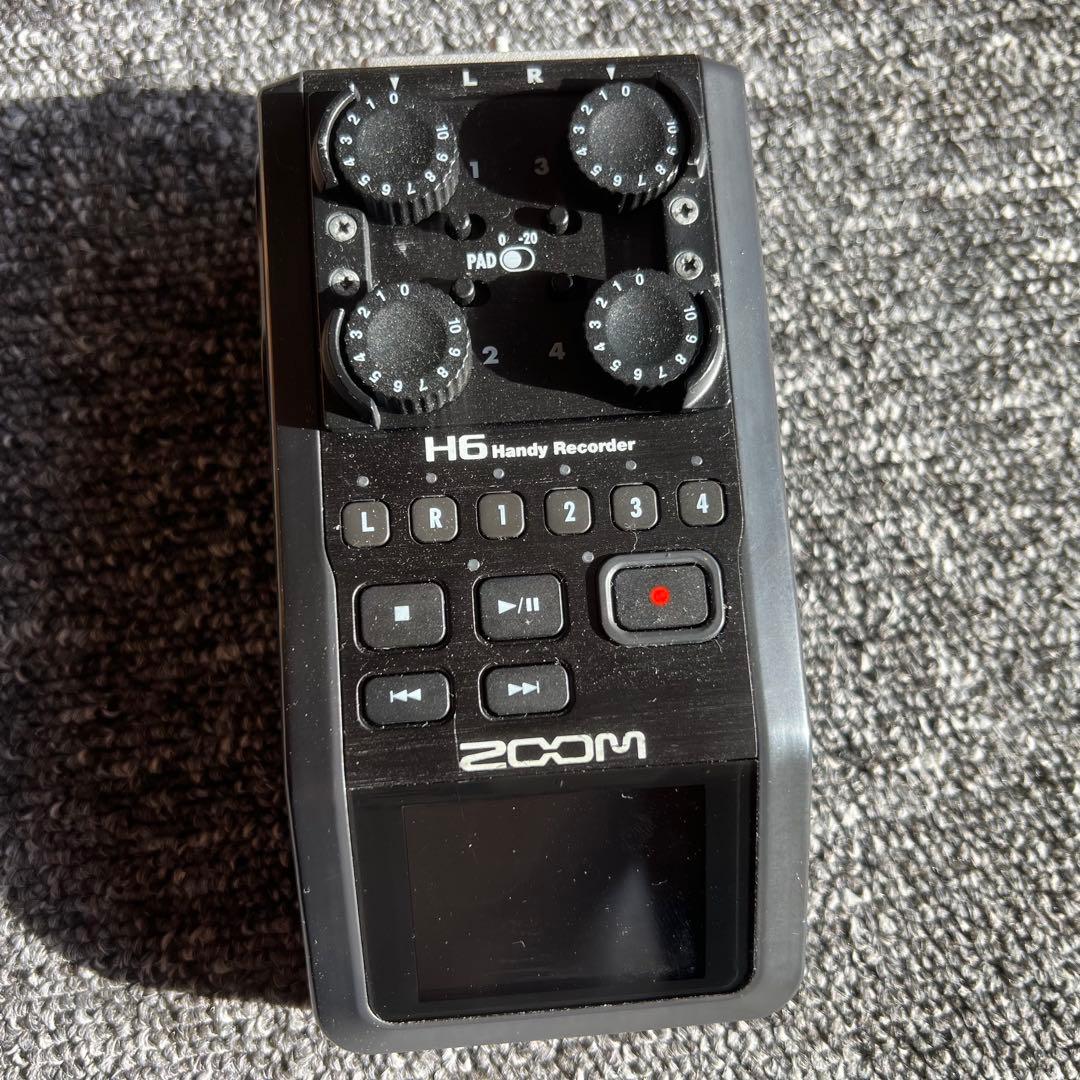 ZOOM H6 ハンディレコーダー 付属品付き　デシケーター保管
