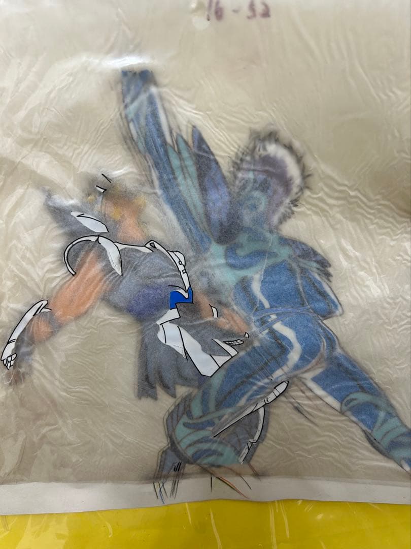 聖闘士星矢　アニメ　セル画　キグナス氷河　80年代