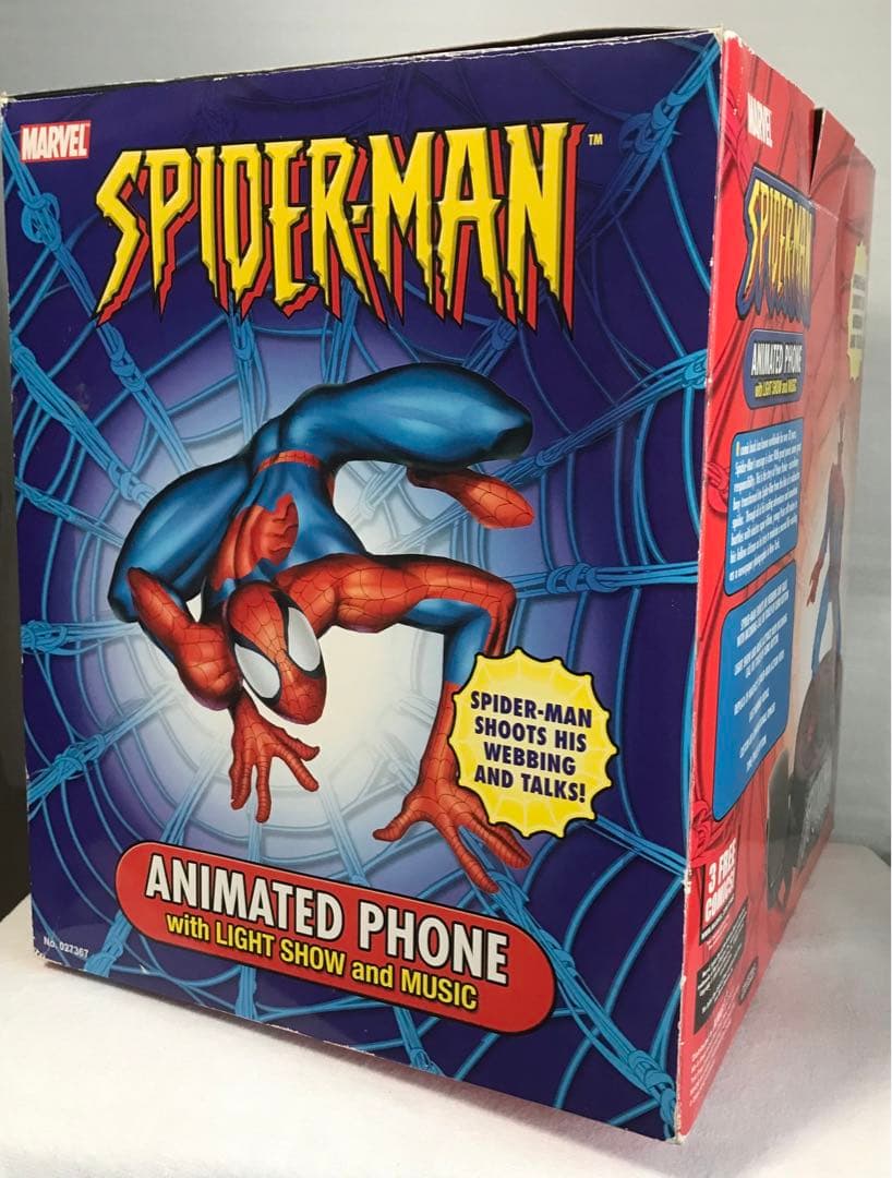 MARVEL スパイダーマン ANIMATED PHONE 電話器 フィギュア
