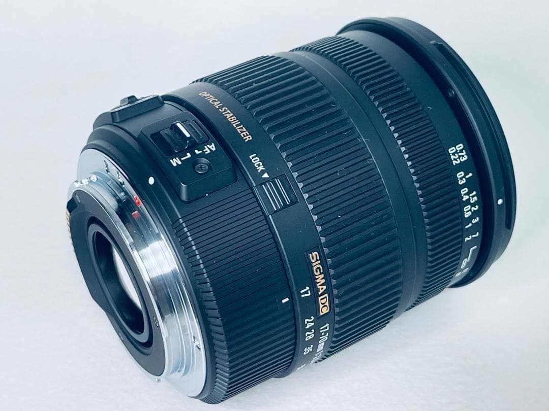 レンズ(ズーム) SIGMA 17-70mm F2.8-4 DC MACRO OS CanonEF