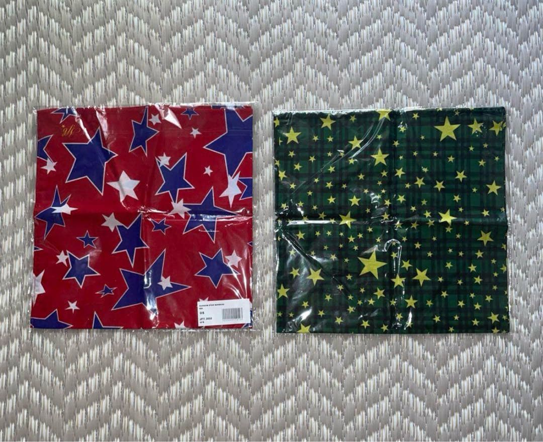 afb バンダナ スカーフ セット 星 y2k grunge