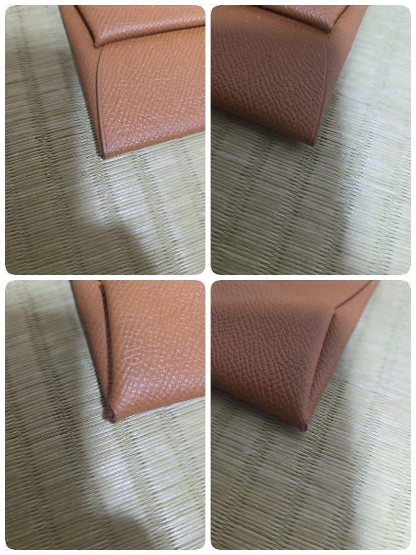 未使用近 HERMES バスティア エプソン ゴールド X刻印 ケース