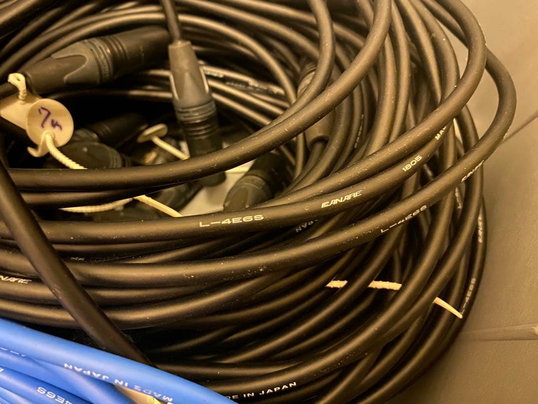 CANARE 4E6S 10m 1本 NEUTRIK XLR マイクケーブル