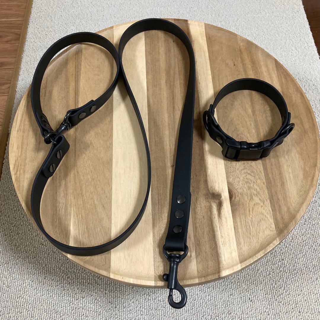 防水　カフェリード首輪　セット