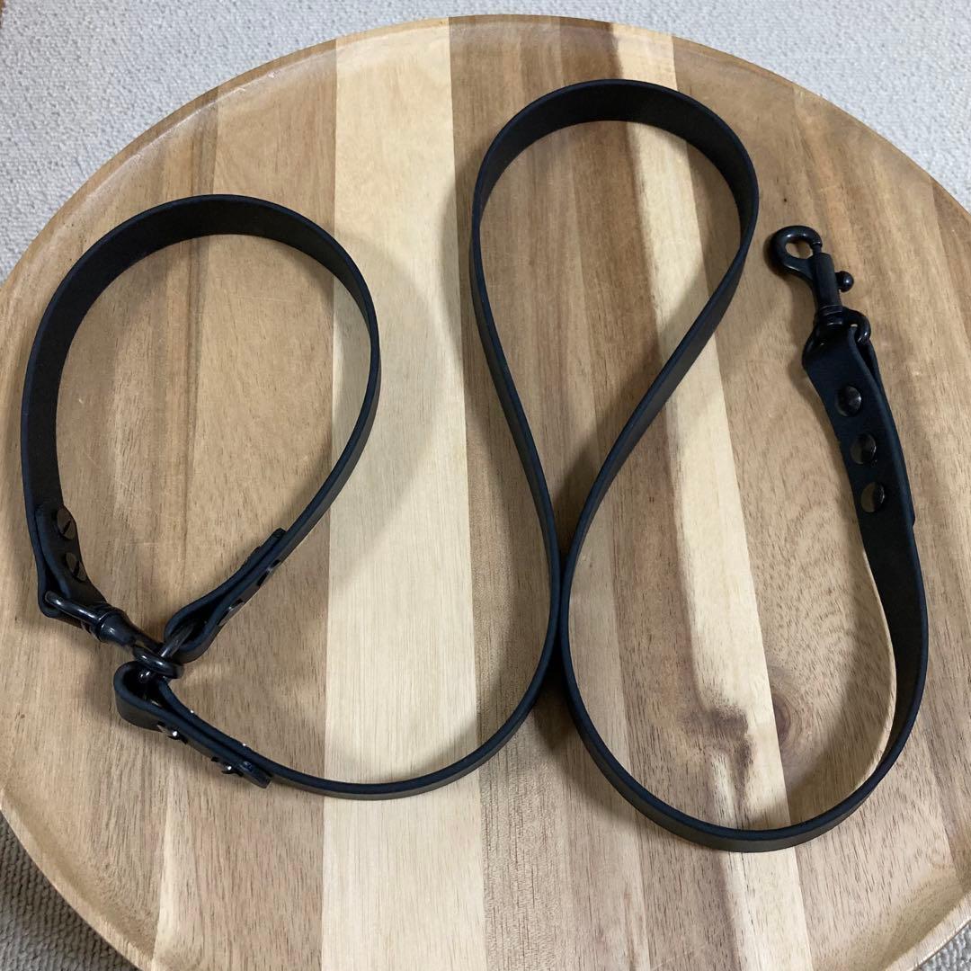 防水　カフェリード首輪　セット