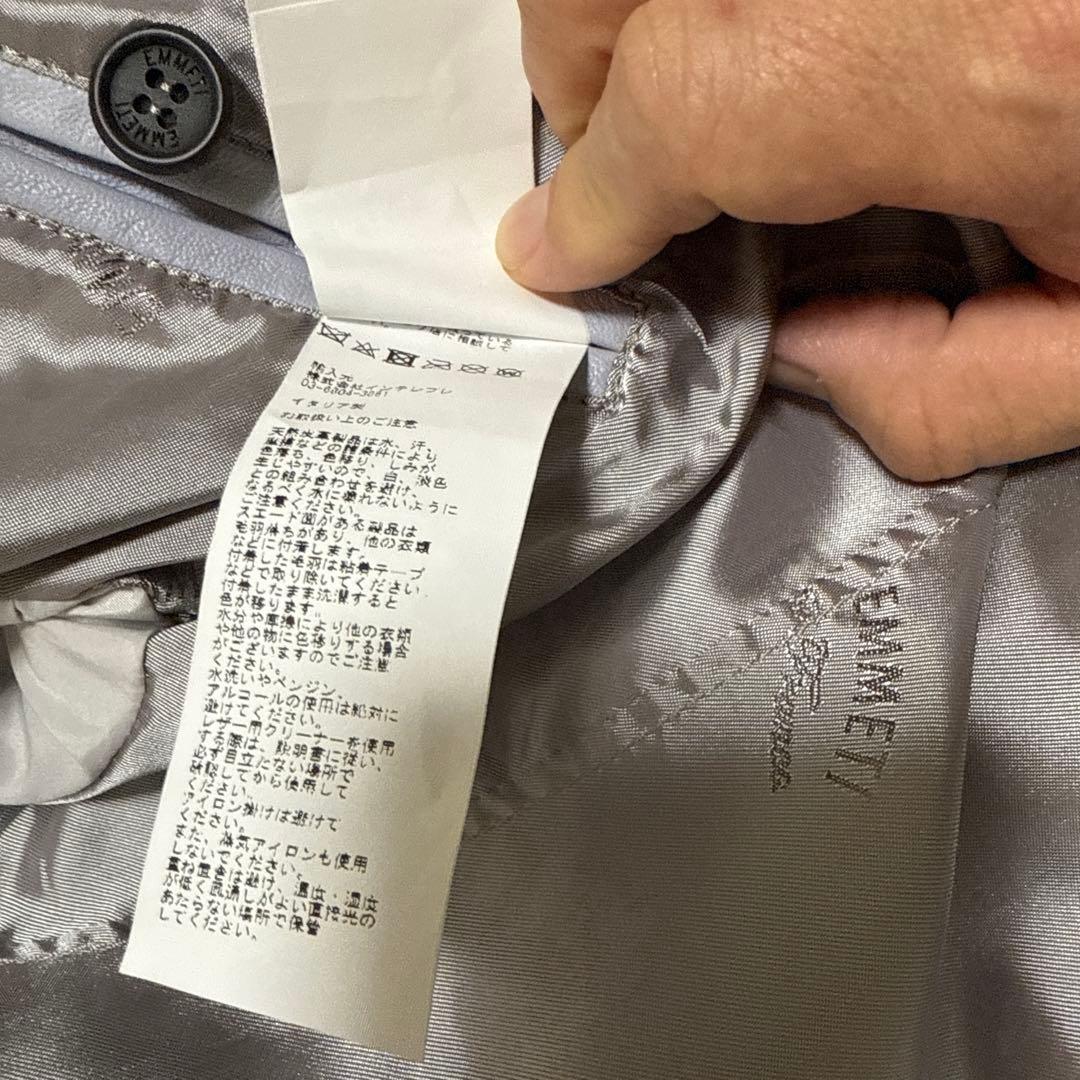 新品EMMETI/エンメティ BR別注 スペシャルナッパレザー MASSIMO