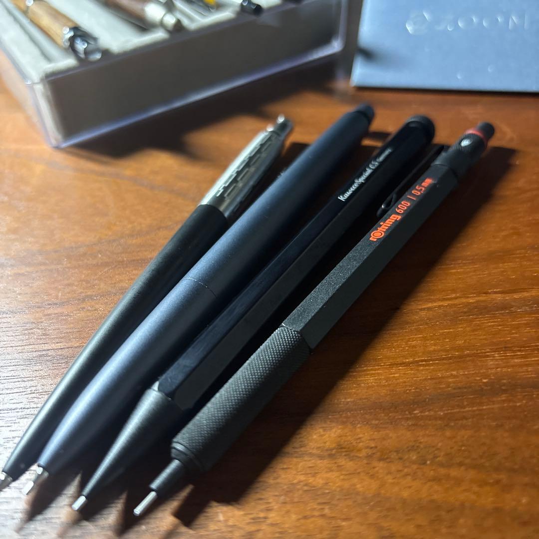 シャープペンシル4本セット箱付き【美品】まとめ売り