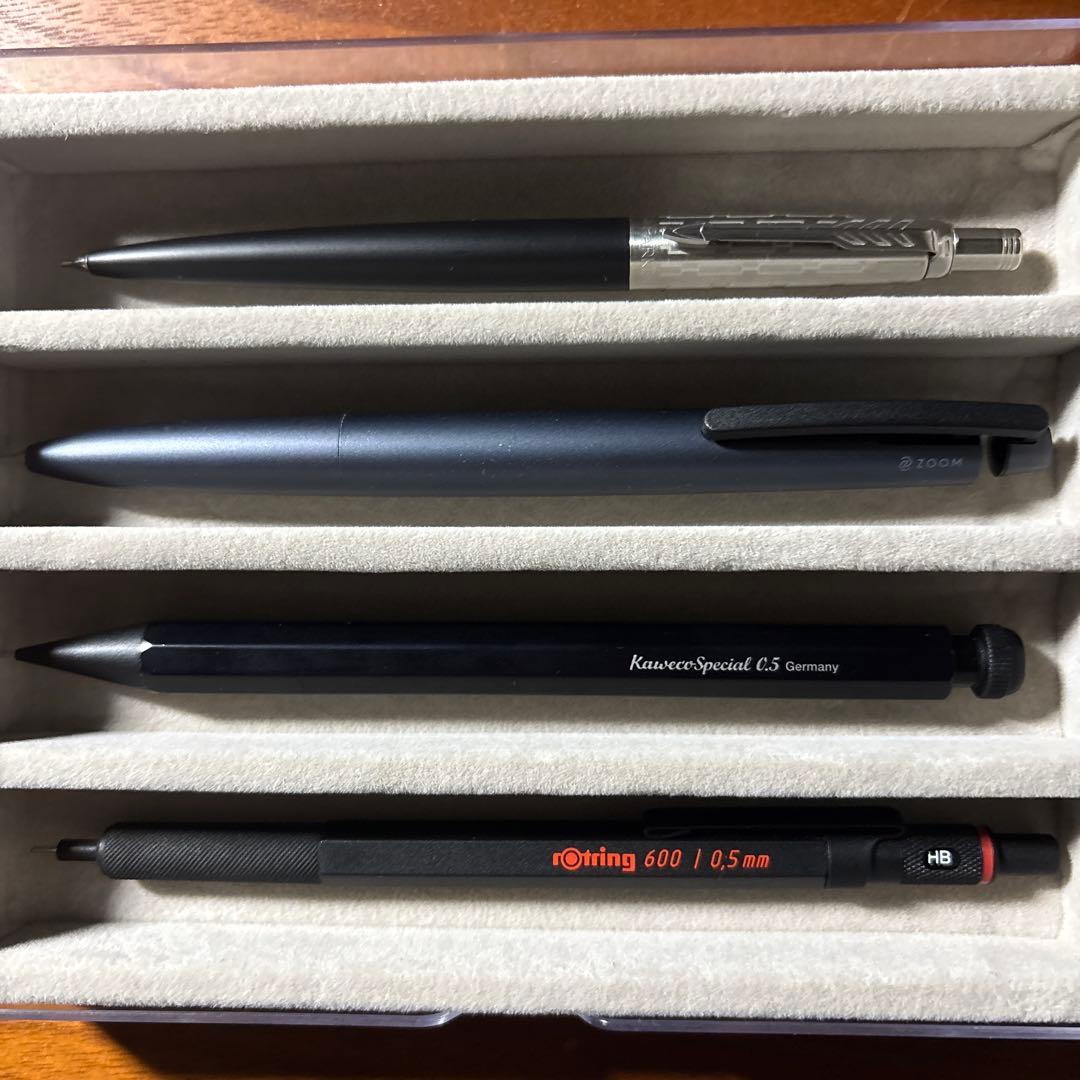 シャープペンシル4本セット箱付き【美品】まとめ売り