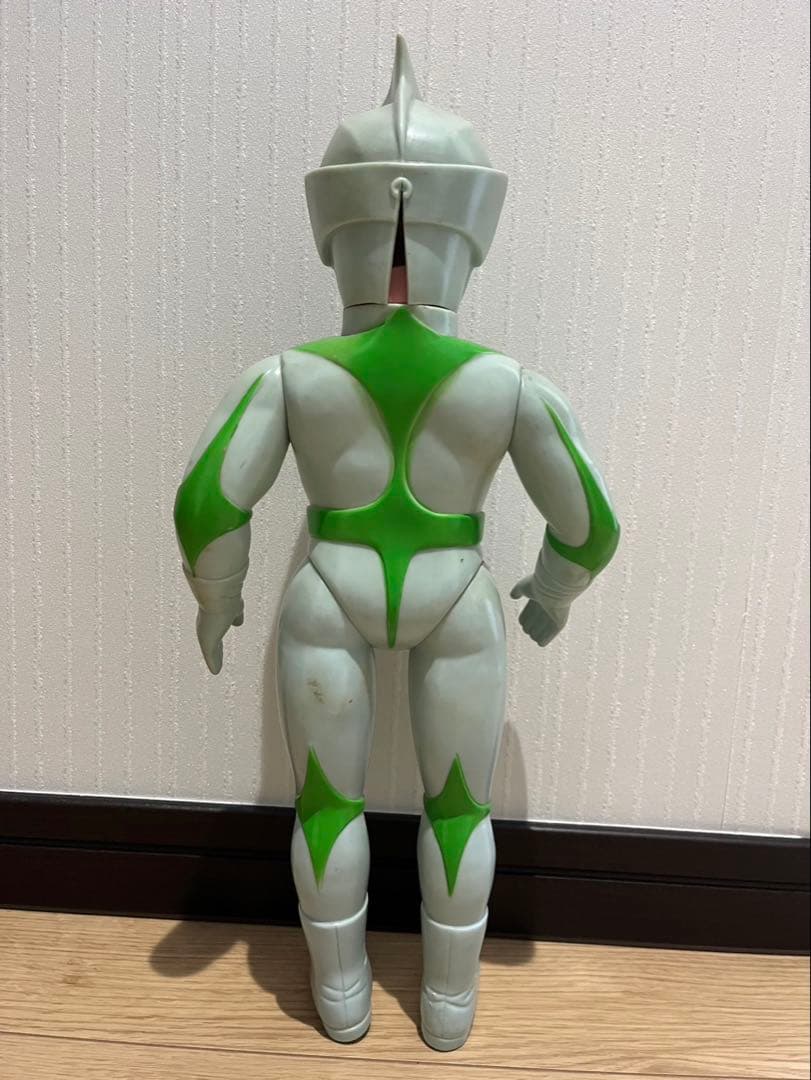 ブルマァク　ミラーマン　ジャイアントサイズ　当時物　マルサン　ソフビ　面取れ