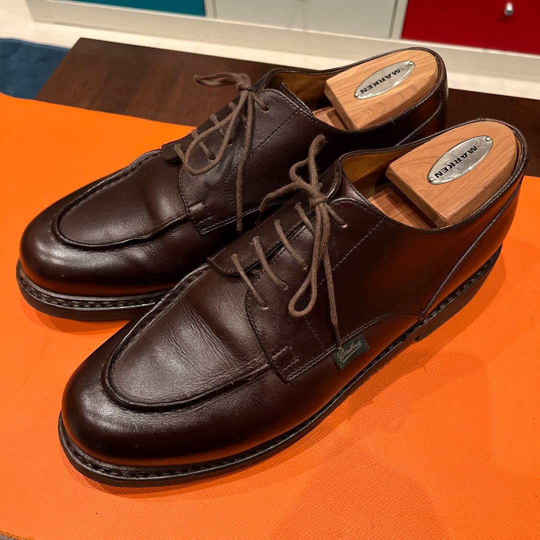 パラブーツ Uチップ シャンボード ダークブラウン UK9.5 paraboot