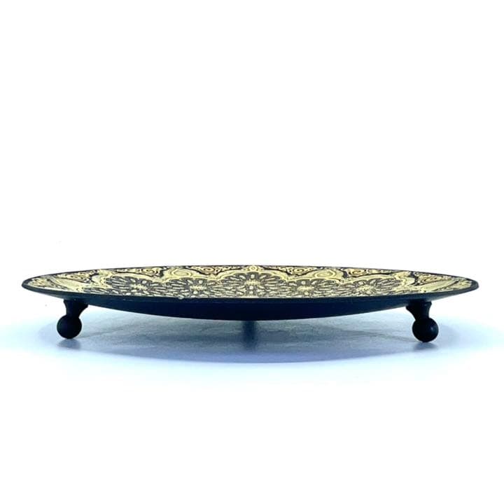 ダマスキナード　純金象嵌飾り皿