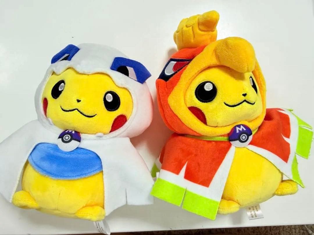 ルギア/ホウオウポンチョ姿のピカチュウ