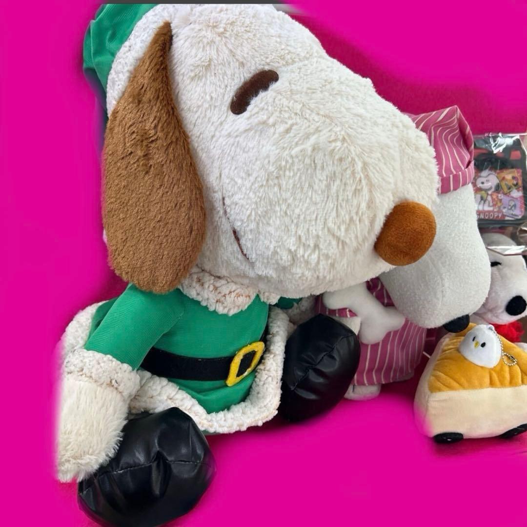 スヌーピー ぬいぐるみ 大きめ　財布　ぬいぐるみ飾り　5点セット H⑧