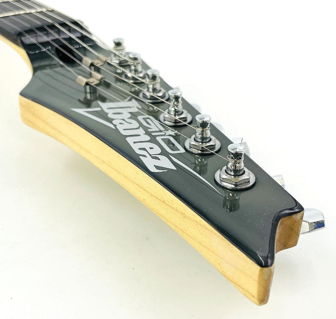 極美品 Ibanez Gio GRX70QA-TKS ストラトシェイプ【整備品】