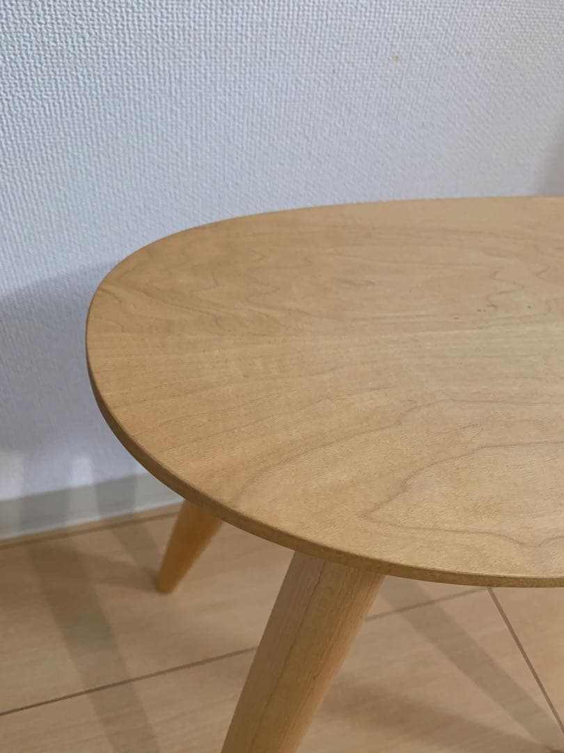 旭川家具　MUKU工房　コサイン　エントランススツール　メープル材