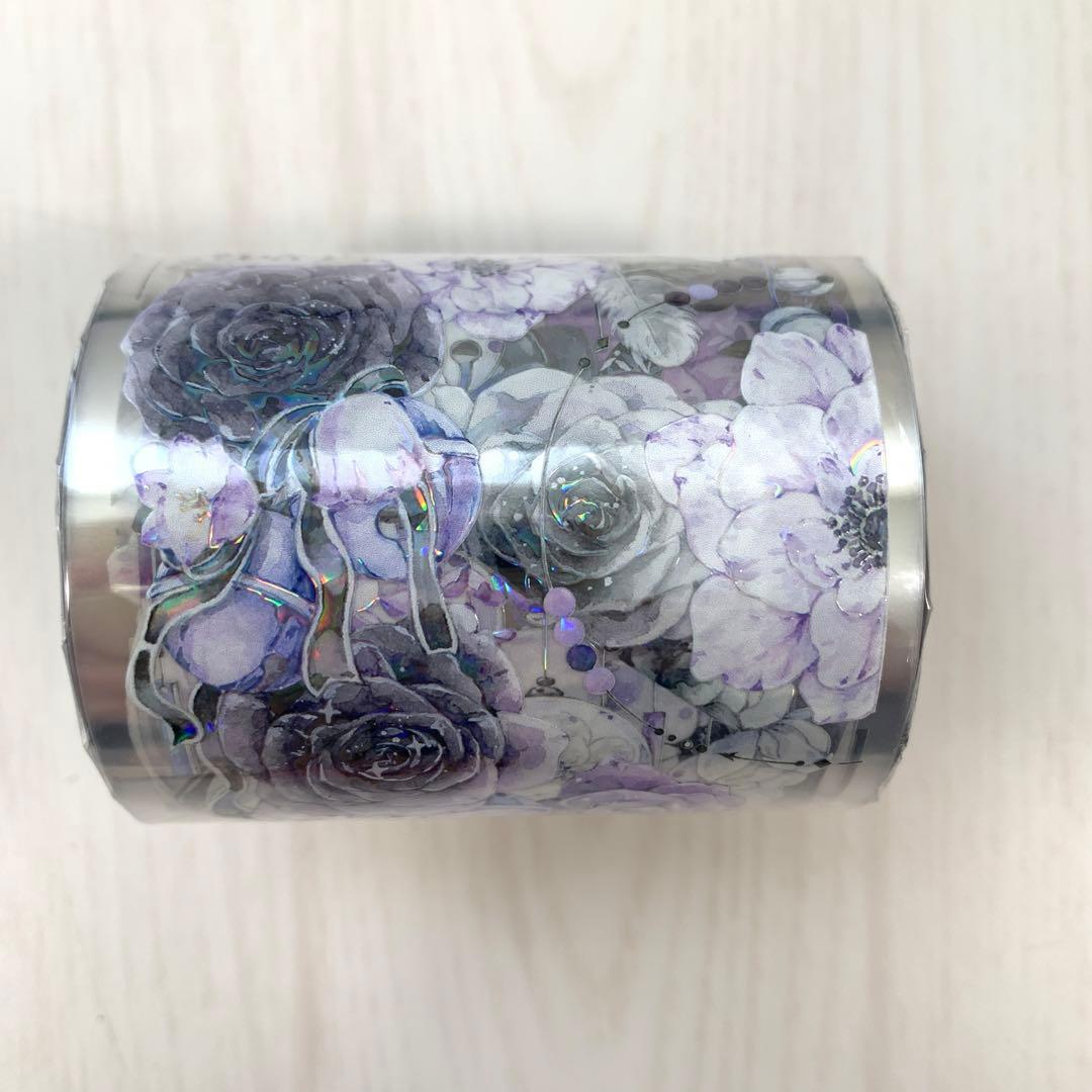 M1289.Wines 姹紫偕行 マスキングテープ 贝壳光PET