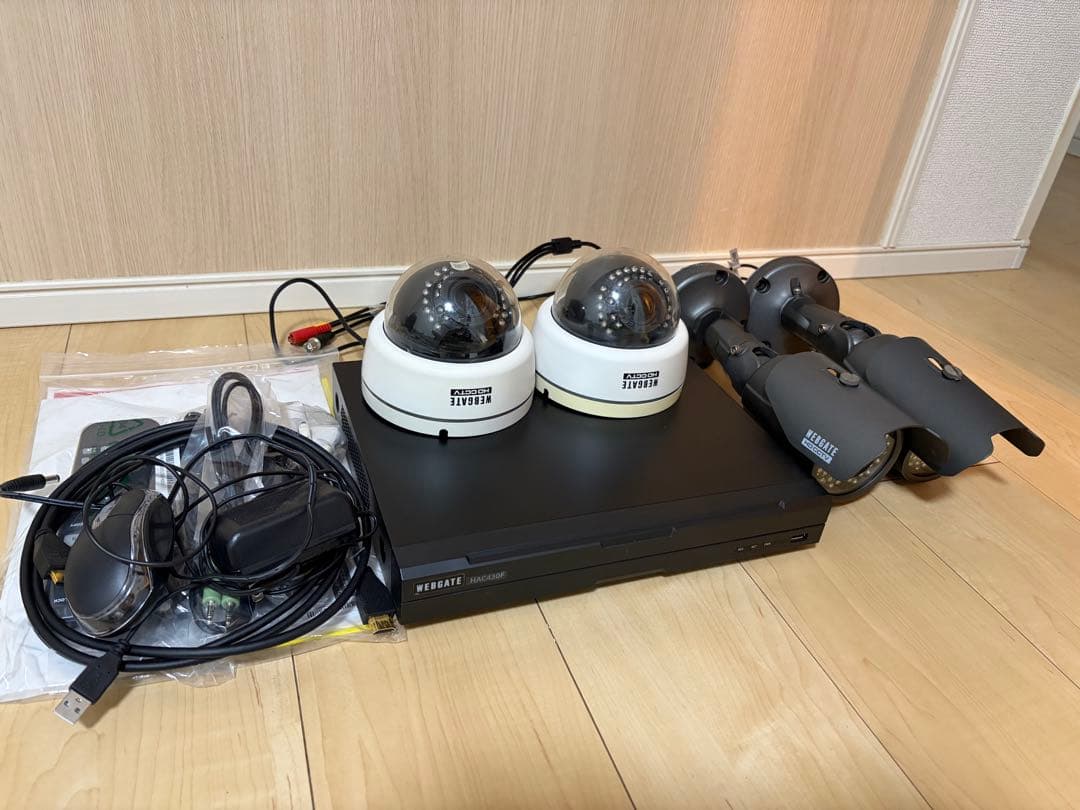 防犯カメラ/レコーダー　一式セット