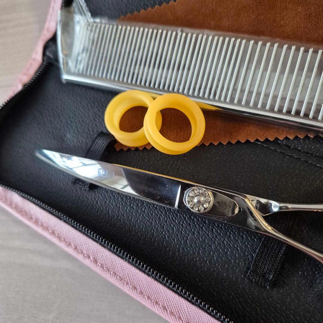 新品★7インチ フェニーチェ 左利き用カーブシザー★トリミングシザー