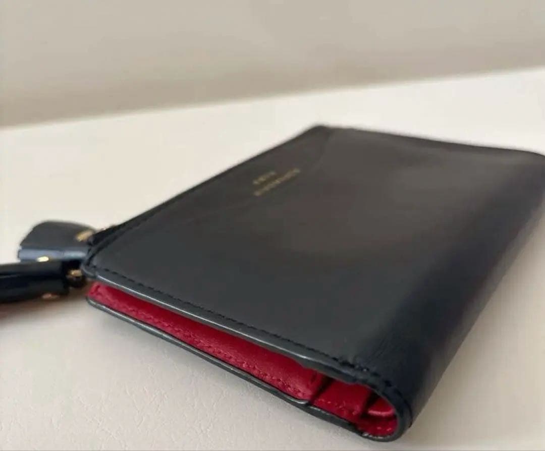 ANYA HINDMARCH アニヤハインドマーチ 二つ折り財布 ブラック