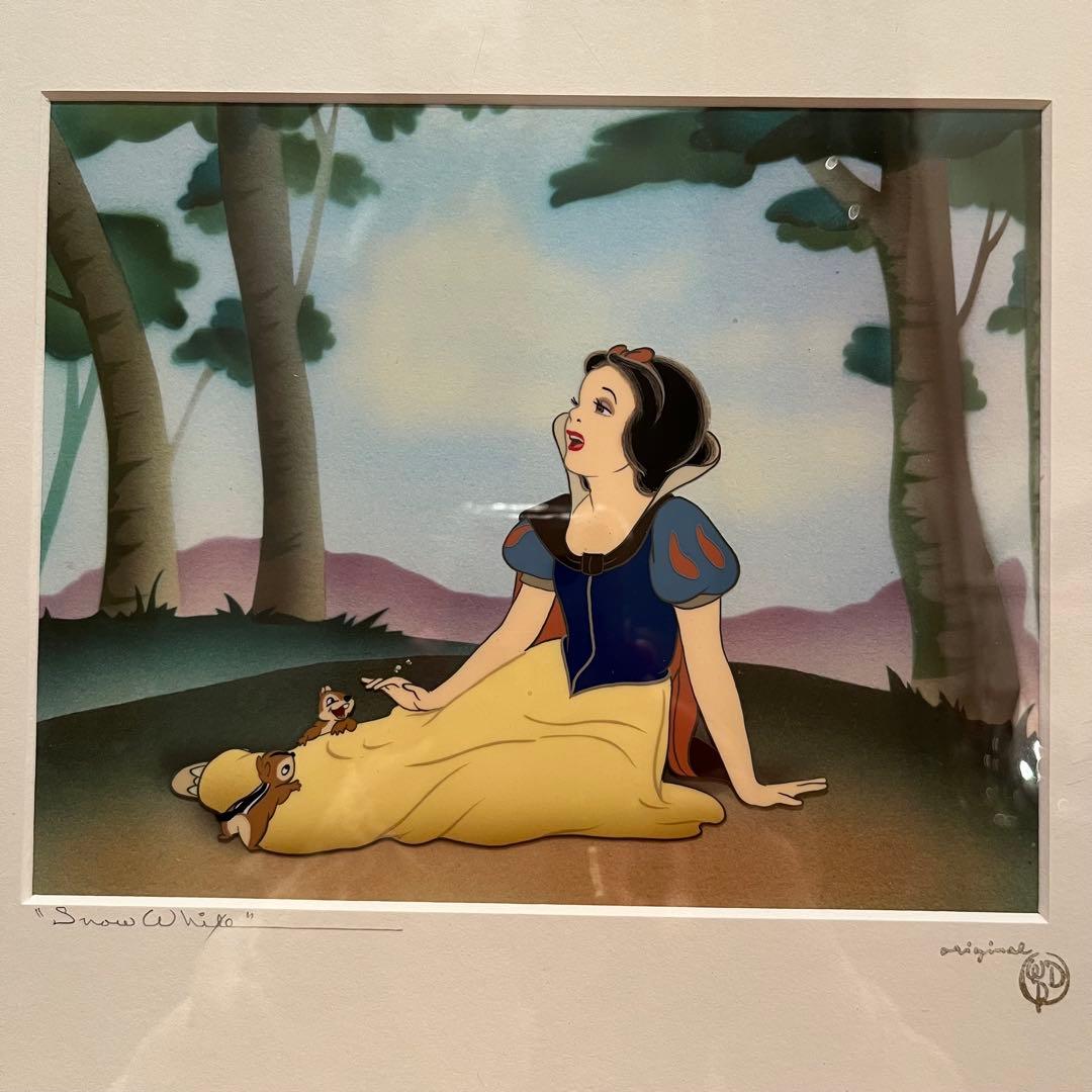 本物　限定　250枚　白雪姫　生セル画　ディズニー　アニメーター　美品　絵画