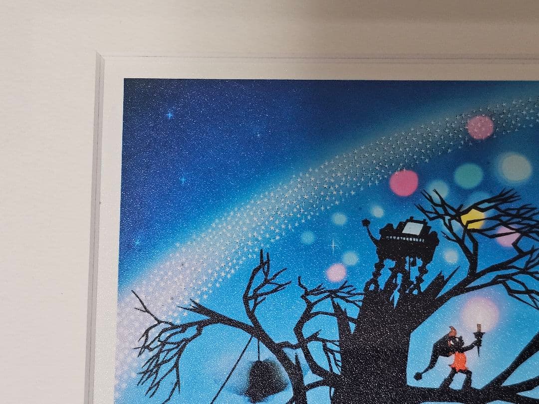 【真作】藤城清治 「大きな約束」 レフグラフ サイン入り ed.106/500