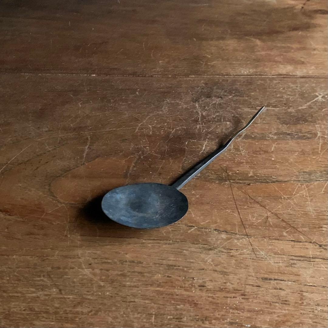 江戸時代 薬匙 No.5 古道具 アンティーク 使えないスプーン