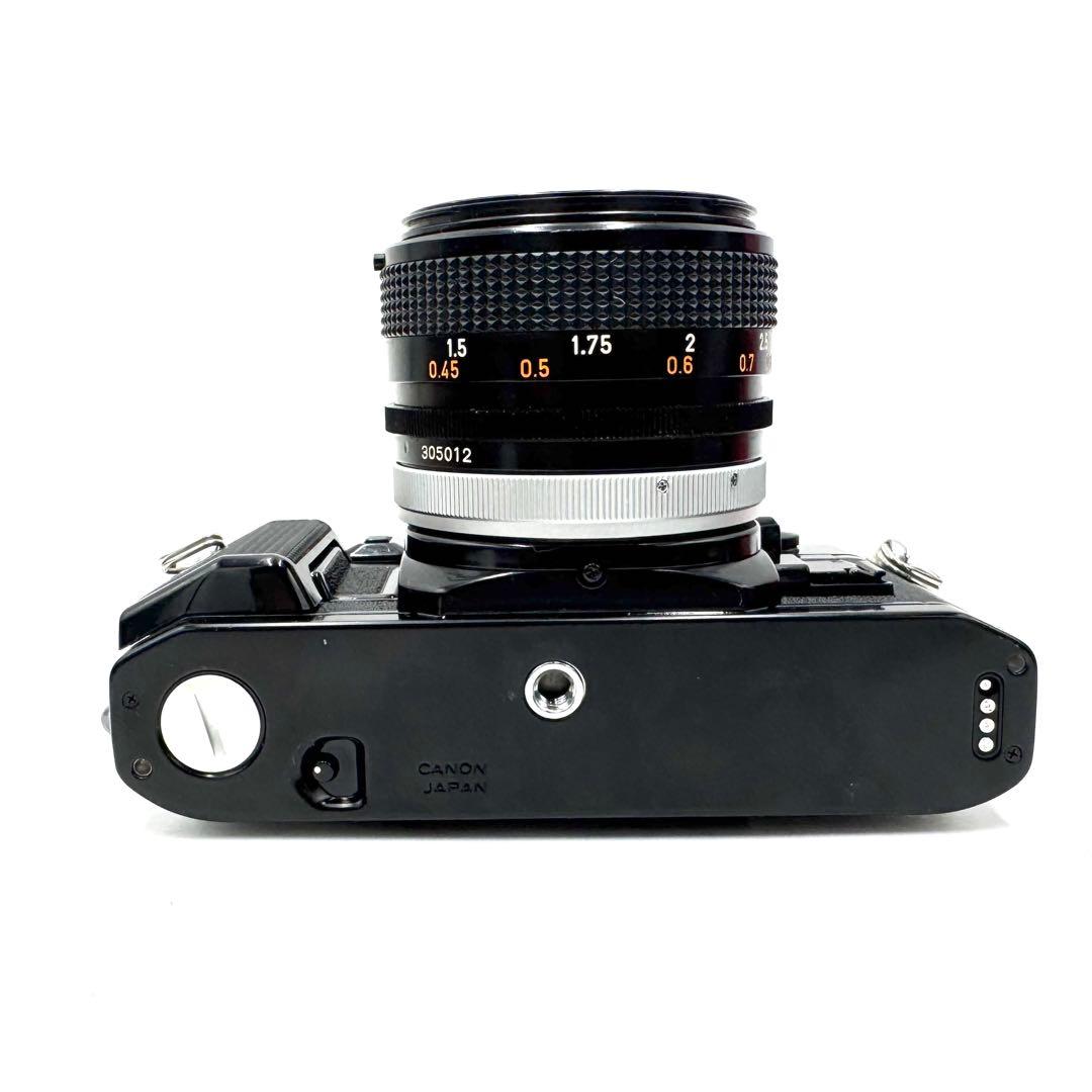 動作良好 Canon A-1 フィルムカメラ FD 50mm f1.4 レンズ