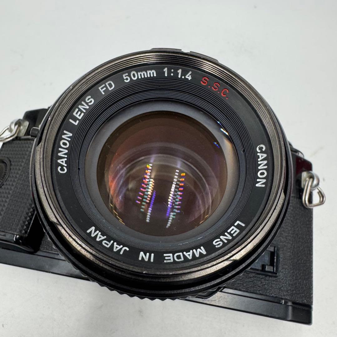 動作良好 Canon A-1 フィルムカメラ FD 50mm f1.4 レンズ
