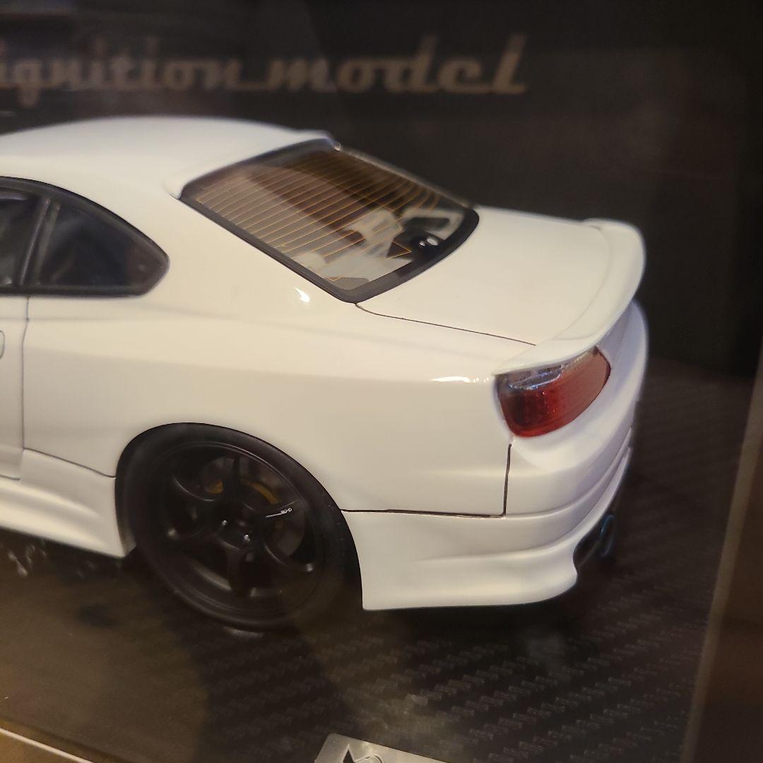 イグニッションモデル　 S15　シルビア　1/18　VERTEX　ホワイト　日産