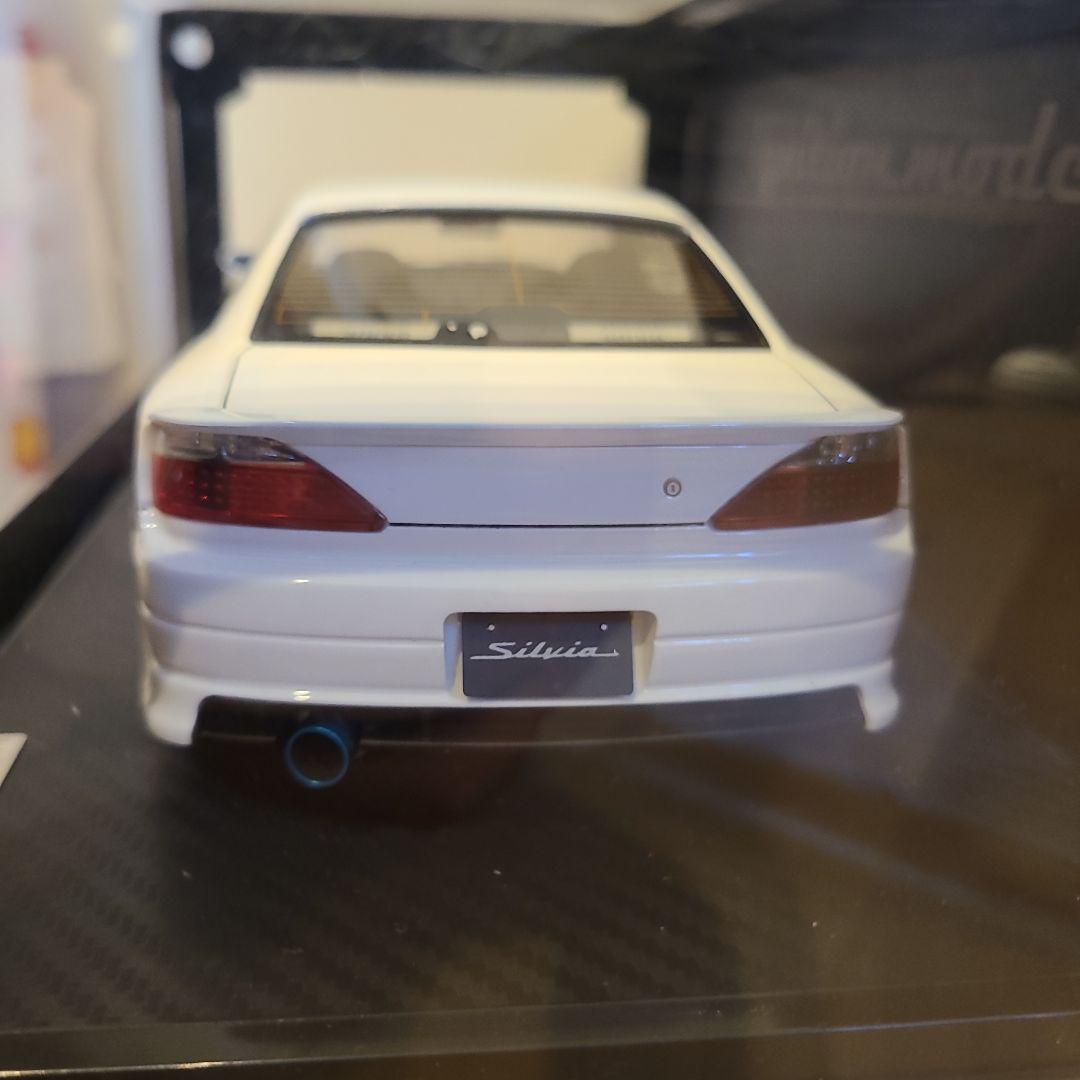イグニッションモデル　 S15　シルビア　1/18　VERTEX　ホワイト　日産
