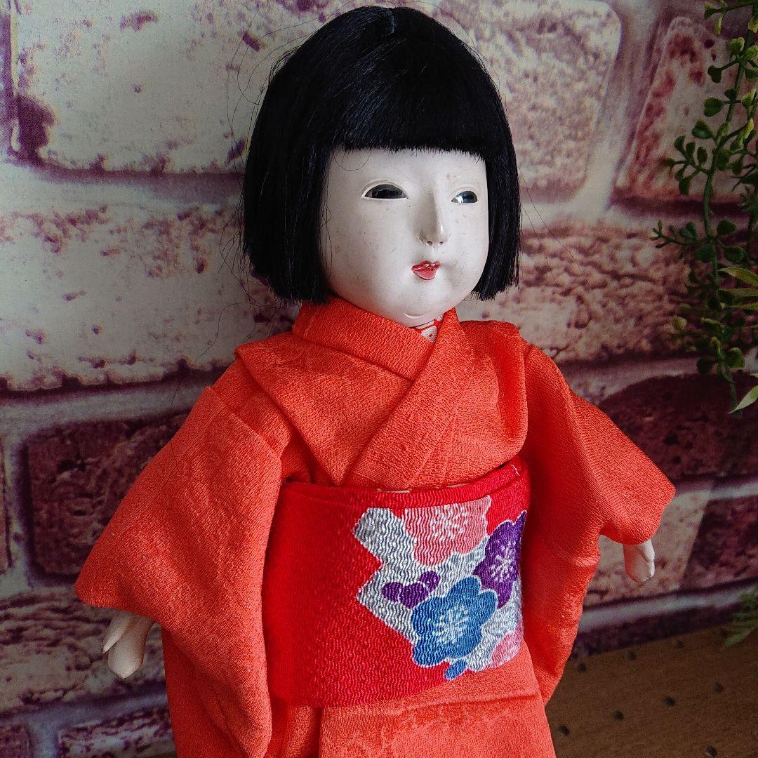 市松人形 日本人形 24㎝ ヴィンテージ品 (たれ目さん)