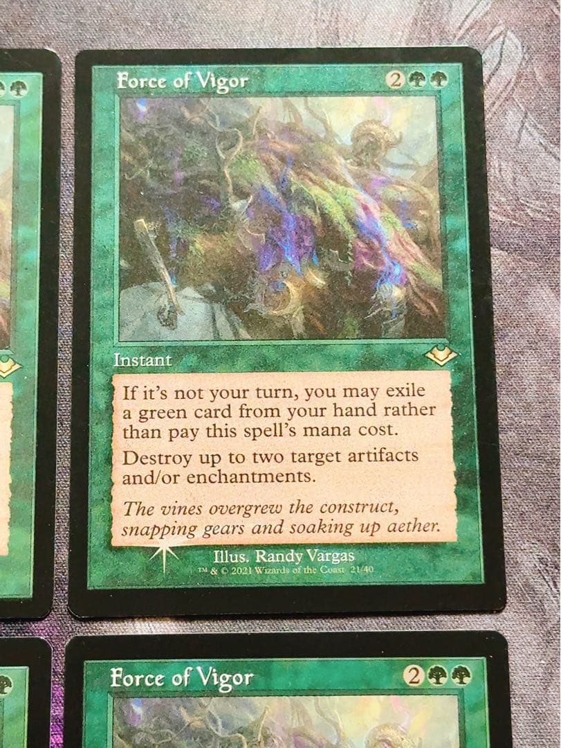 【エッチングfoil】活性の力　英語　4枚セット