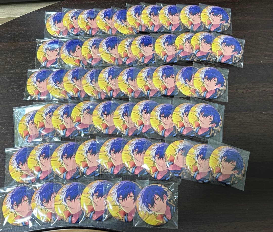 漣ジュン　テーマスカウト　缶バッジ　バンカラ