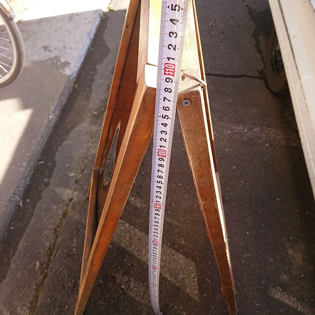 【中古品】・ビジネスチャンス到来・両面木製スタンド式黒板・ブラックボード