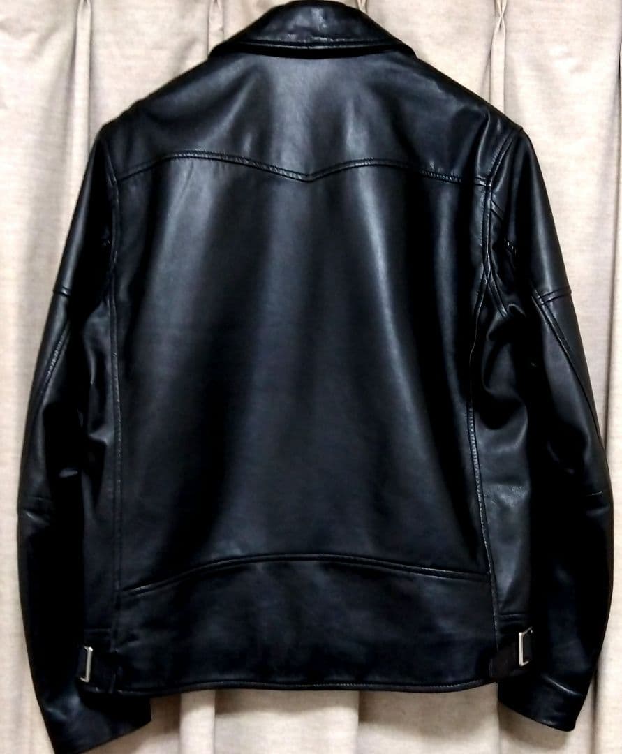THE CRIMIE ブラックレザーシングルライダースジャケット M　美品