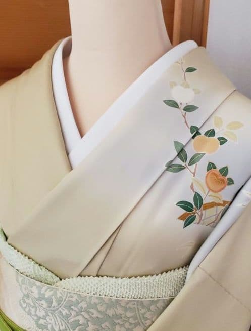 逸品SALE☆【着物帯セット＊】鶸色の古典柄訪問着　トールサイズ　裄68　入学式