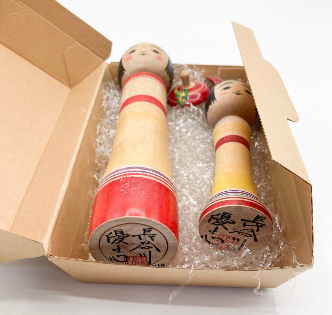 青森りんご　こけし　JET LINK セット　箱つき