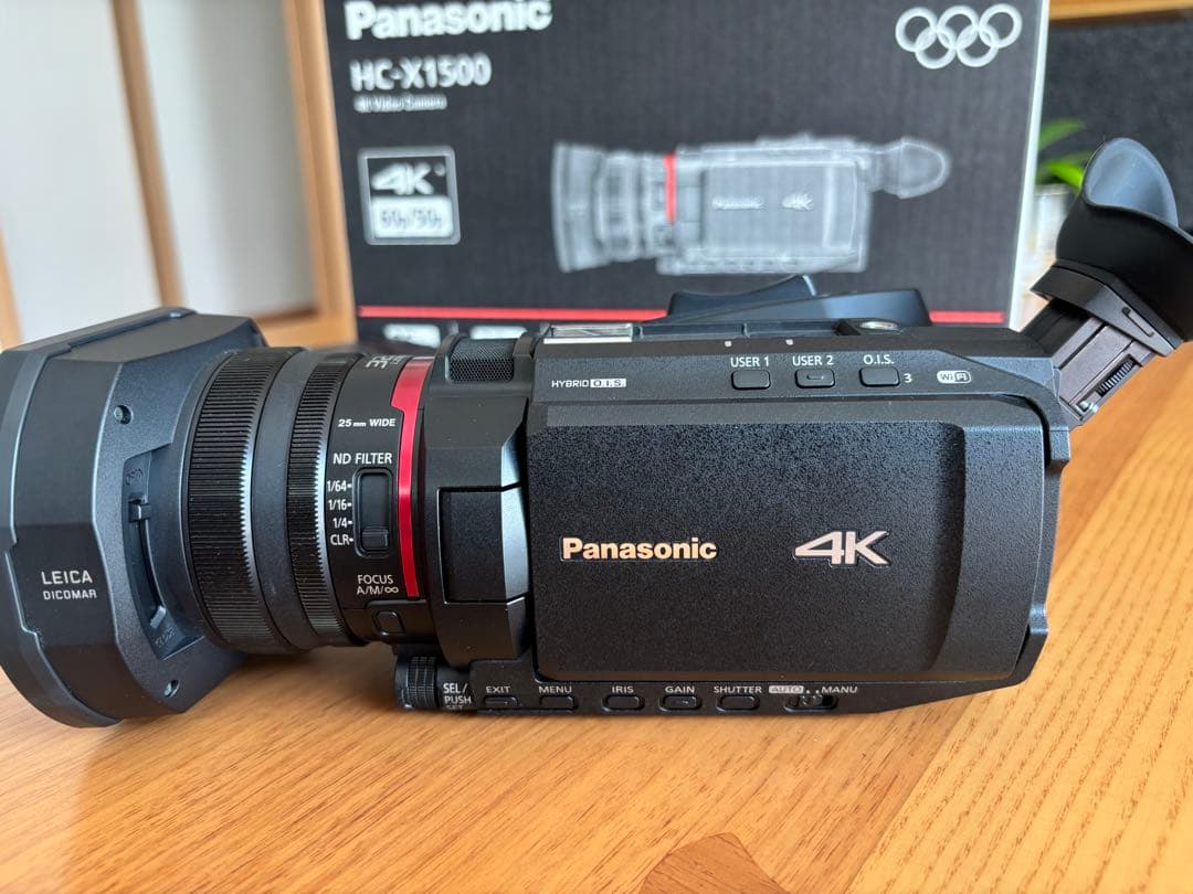 Panasonic 4K デジタルビデオカメラ HC-X1500